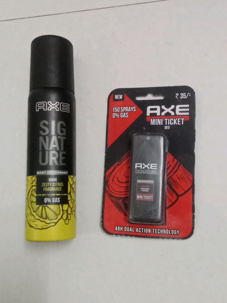 🆕AXE Signature Deo + Free Pocket Parfum