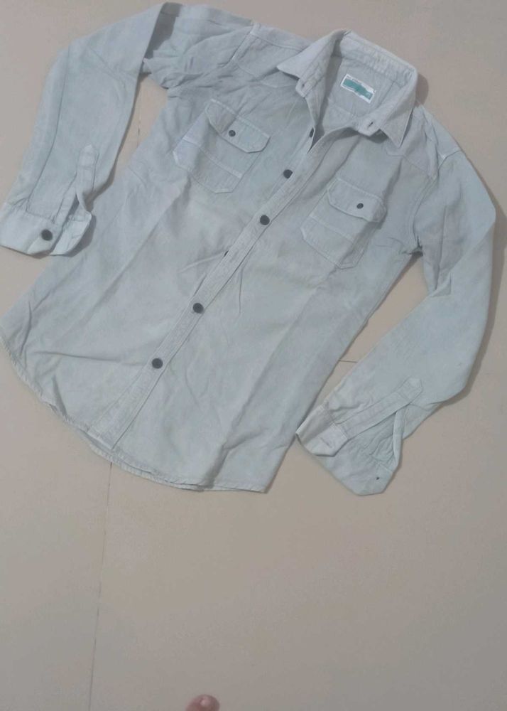 Light Blue Button-Up Shirt