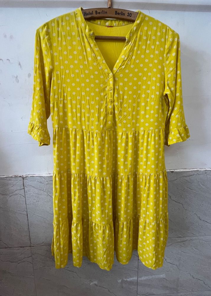 Yellow Polka Dot Dress