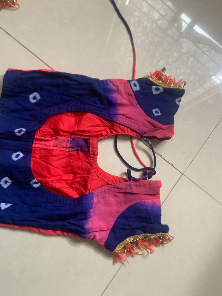Bandhani Print Blouse