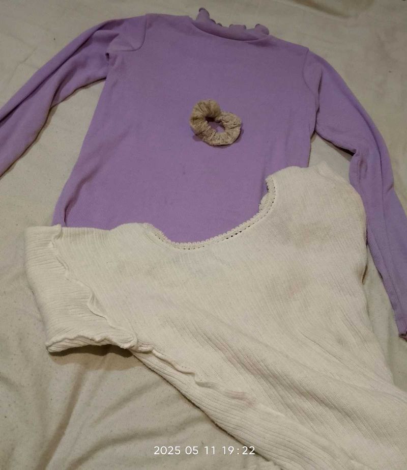 High Neck Lavender Top 💜🌼