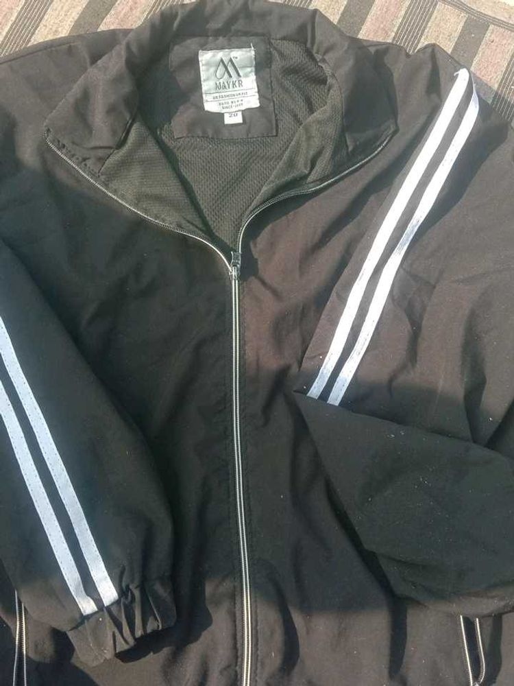 Men's Black Track Jacket