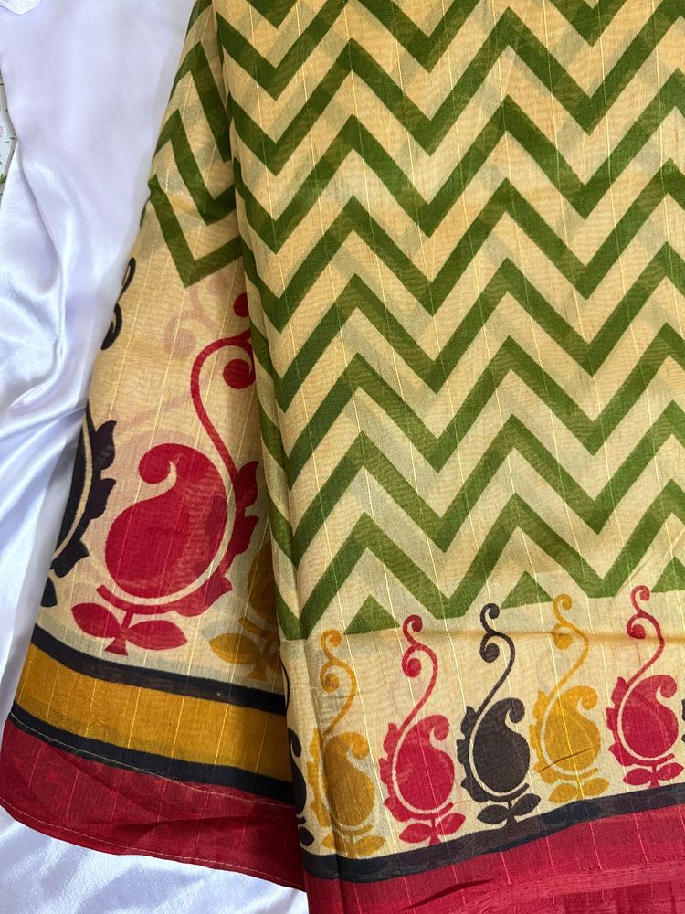 Elegant Printed Saree