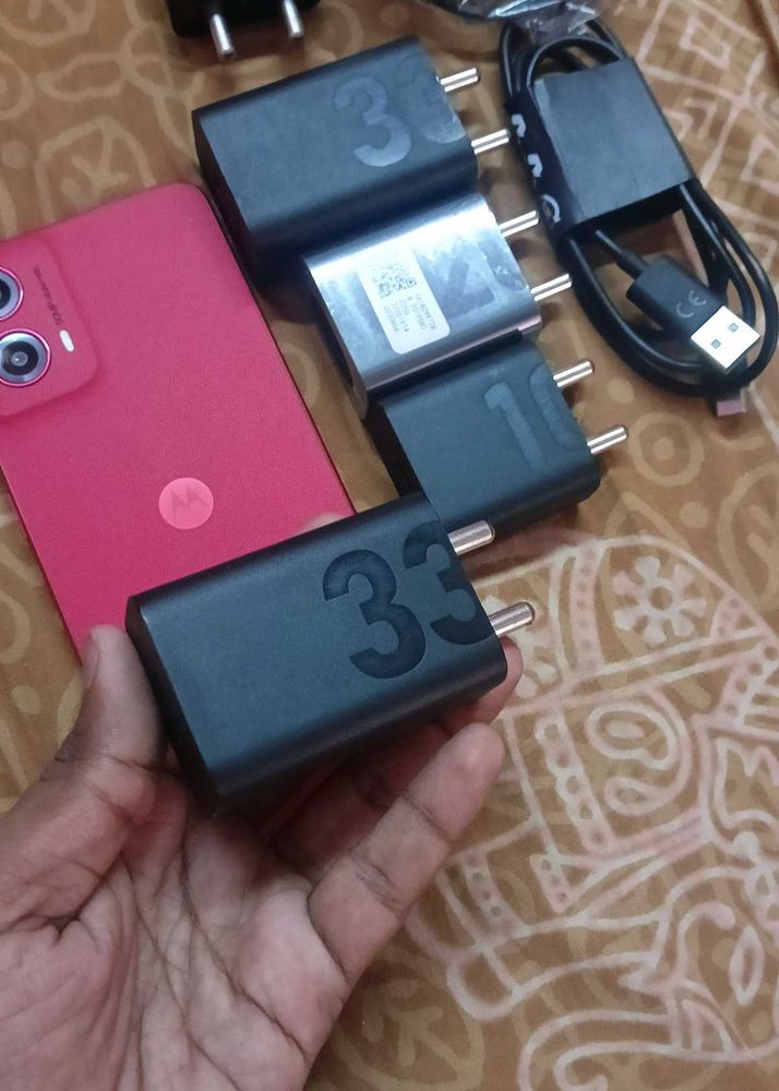 Motorola 33watt Charger Original Moto 1pc