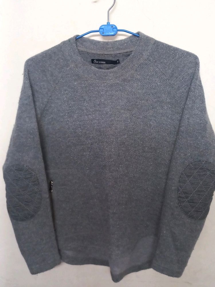 Korean Brand Grey Wollen Sweater