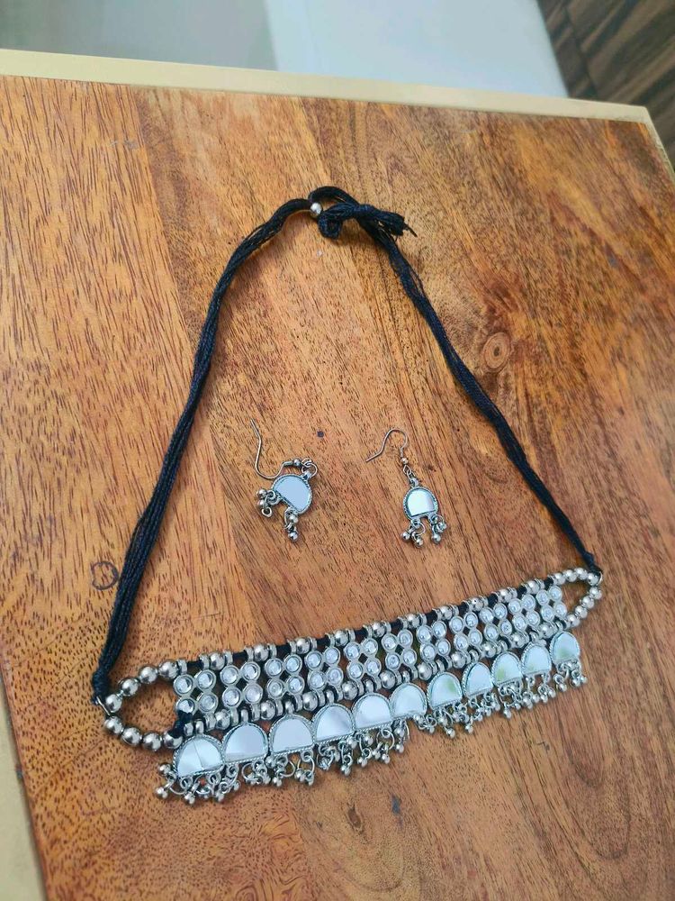 Oxidised Jewellery Set