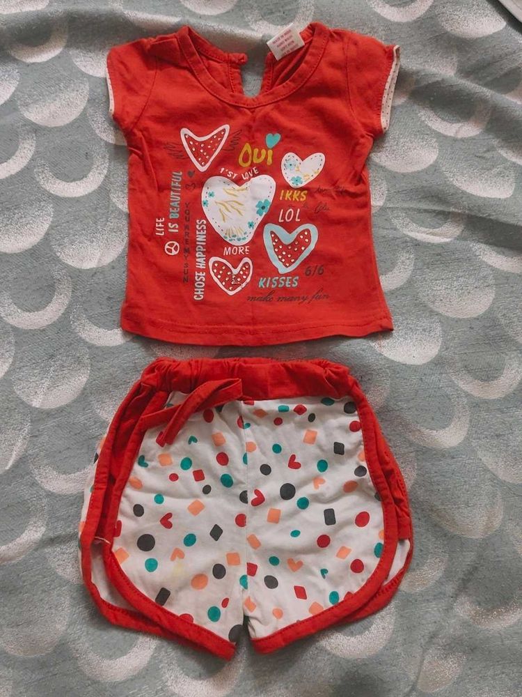 Cute Baby Girl Outfit (Set Of 9)