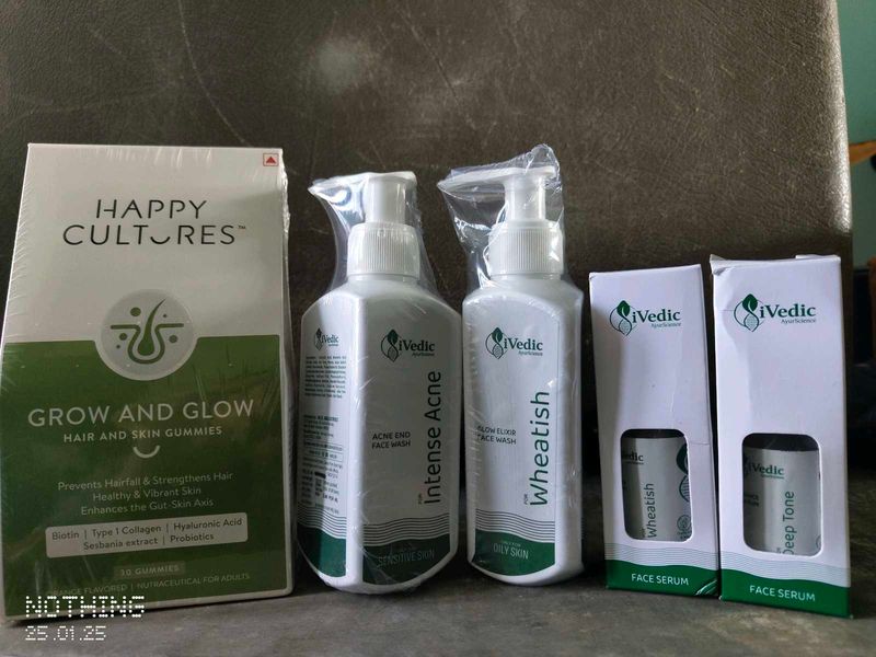 facewashes + serums for instant results amazing