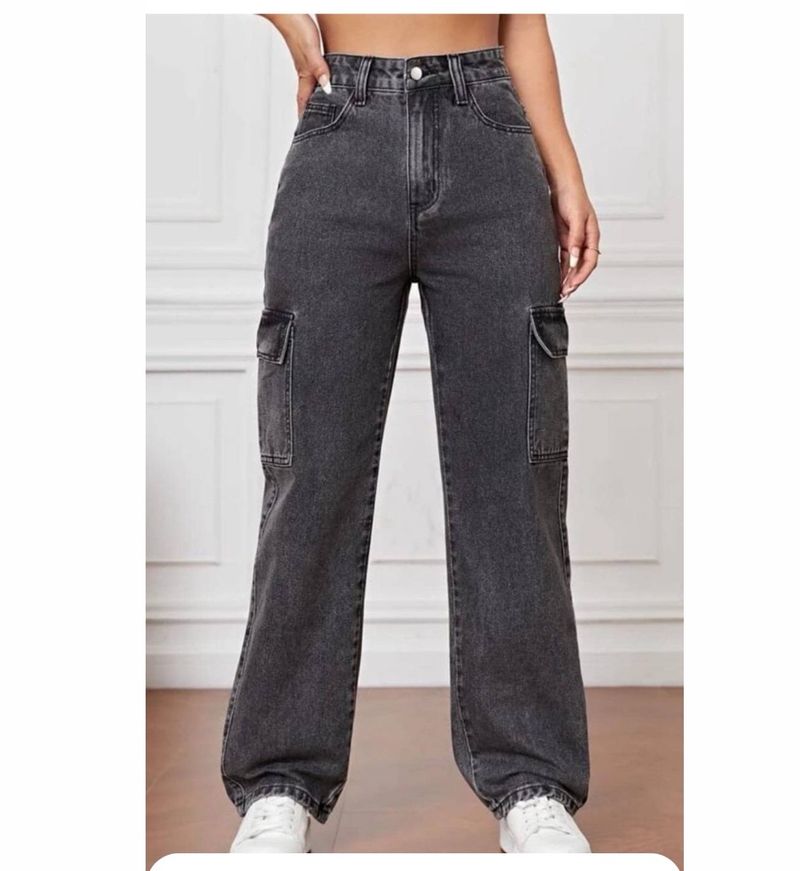 Off Duty Thick Cargo Jeans 🩷