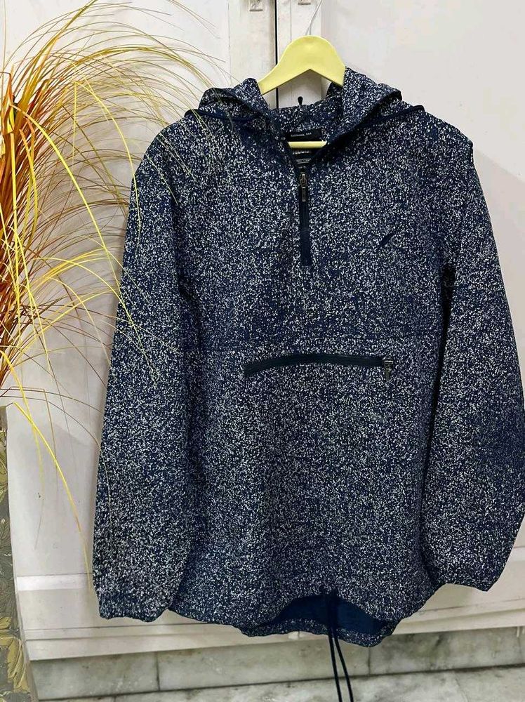 Patterned Pullover Jacket