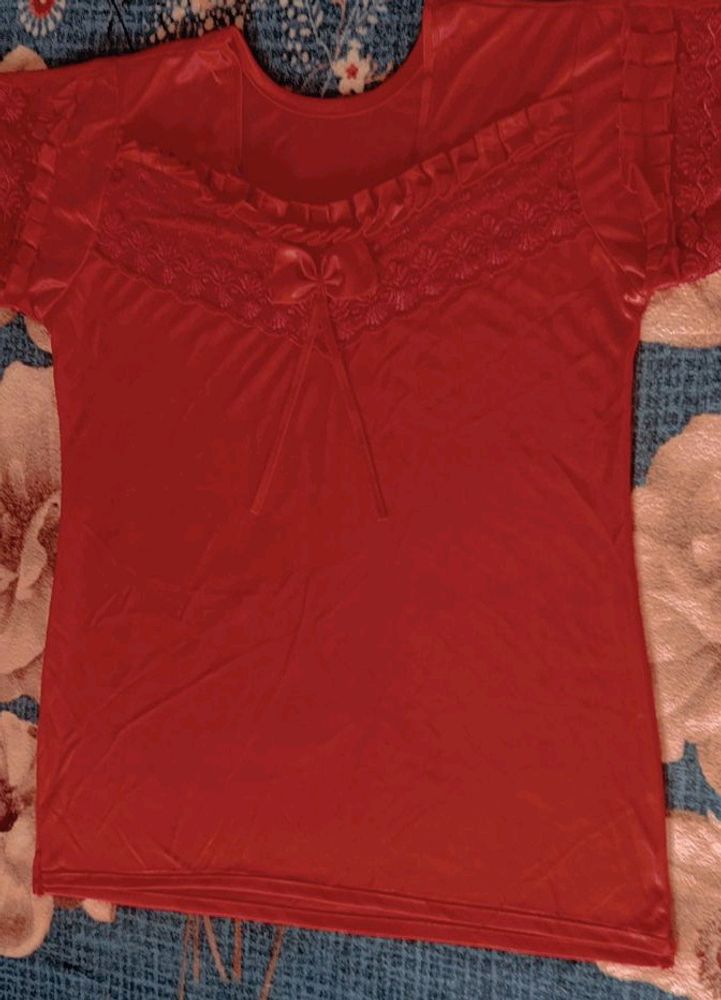 Red Night Suit For Women