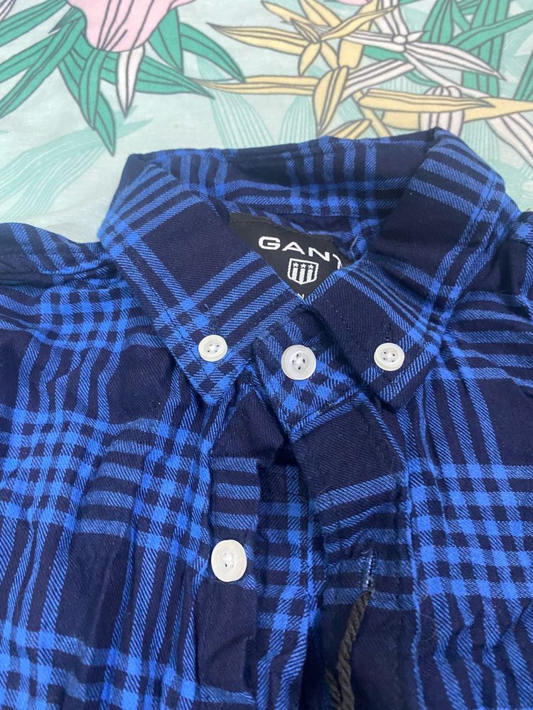 GANT Blue Checkered Shirt