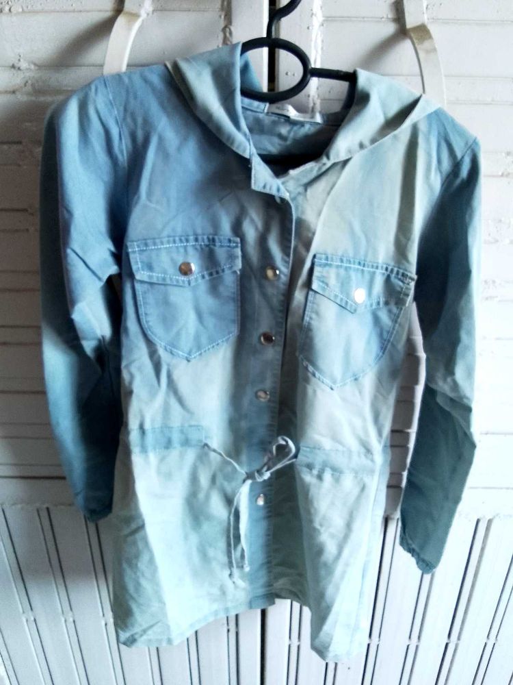 Clearance Denim Hooded Shrug