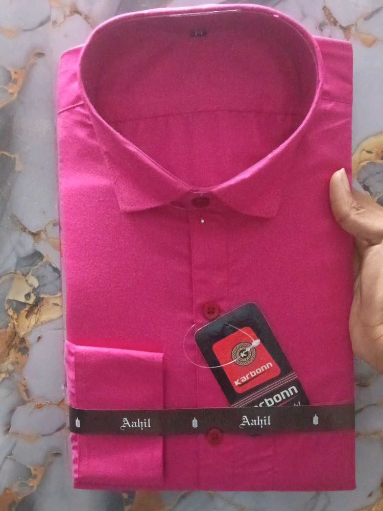 Karbonn Pink Formal Shirt