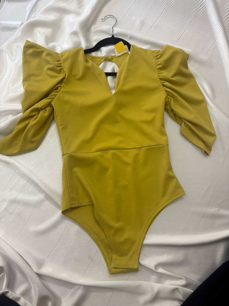 Brandnew Mustard Bodysuit