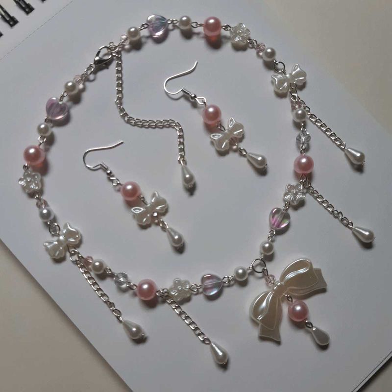Coquette Necklace Handmade