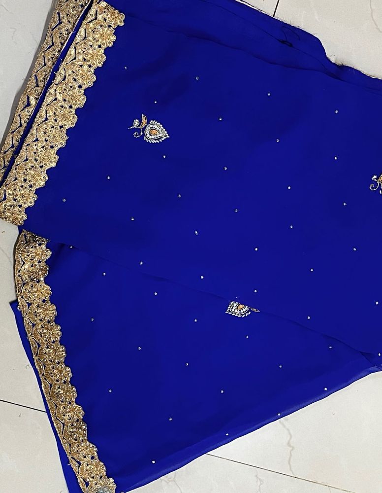 Royal Blue Saree