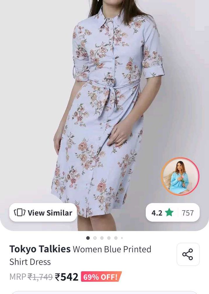 Tokyo Talkies Shirt Dress