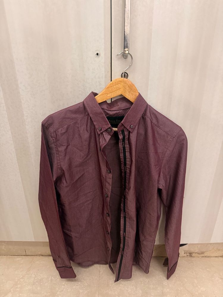 Stylish Burgundy Shirt