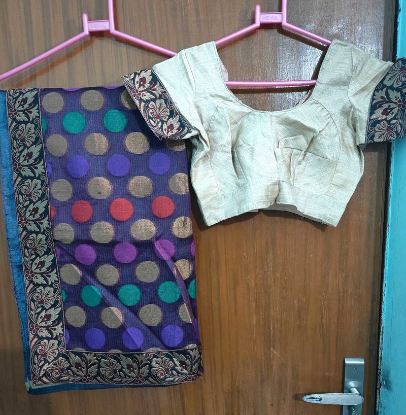 Chanderi Boota Saree