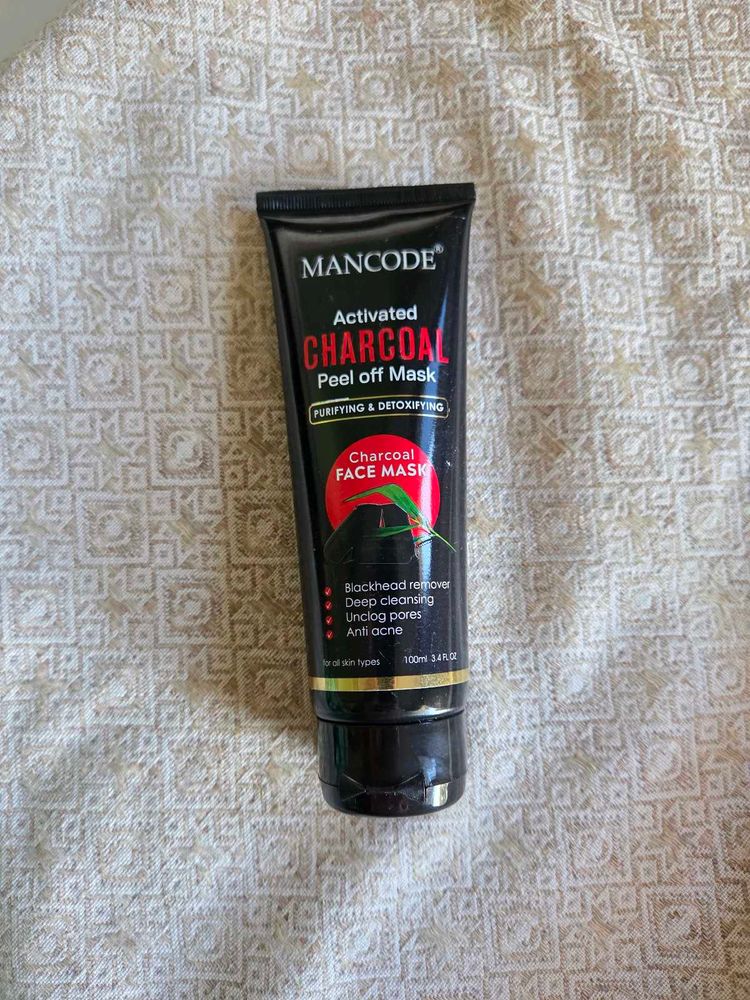 MANCODE Activated Charcoal Peel Off Mask