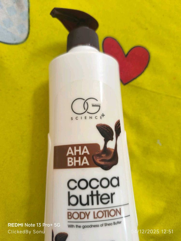 Cocoa Butter Body Lotion( all season type)