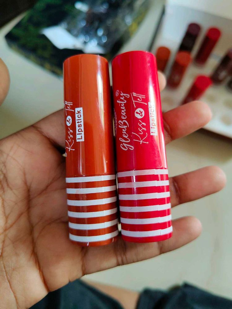 (Available At 199) Kiss &amp; Tell Lipsticks