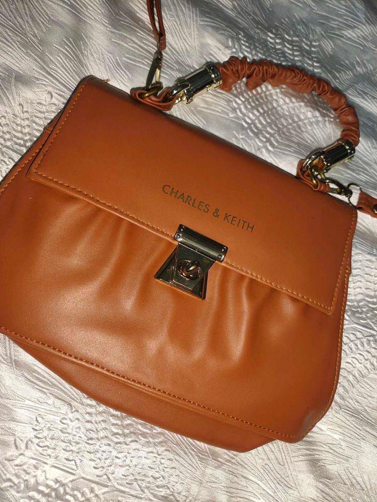 Charles &amp; Keith Brown Handbag