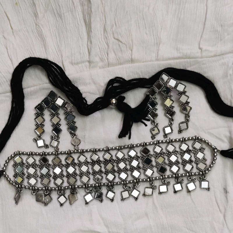 Mirrored Jewelry Set