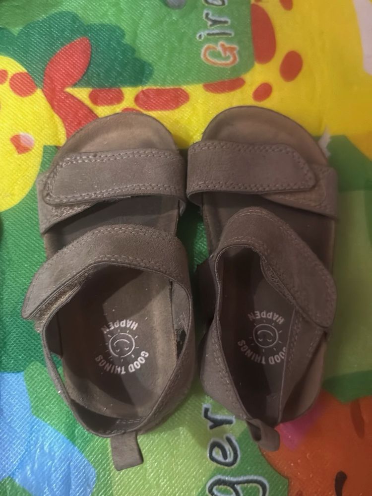 Toddler &#34;Good Things Happen&#34; Sandals