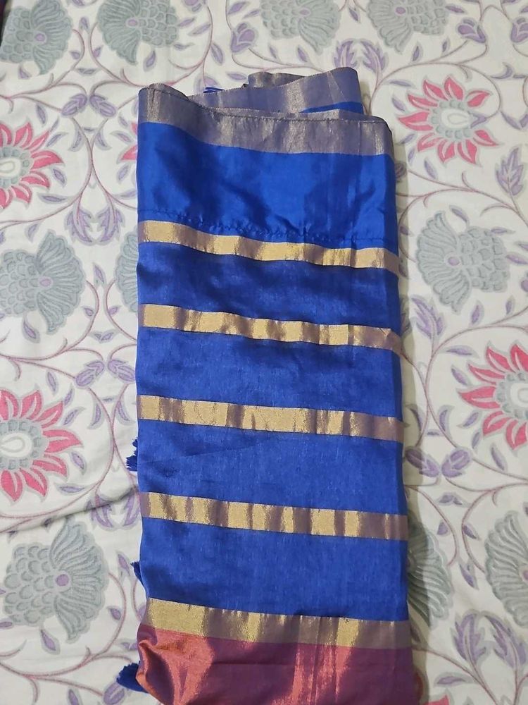 Elegant Blue Saree with blouse