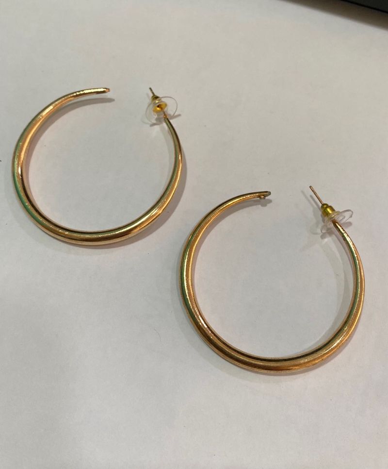 Gold Hoop Earrings