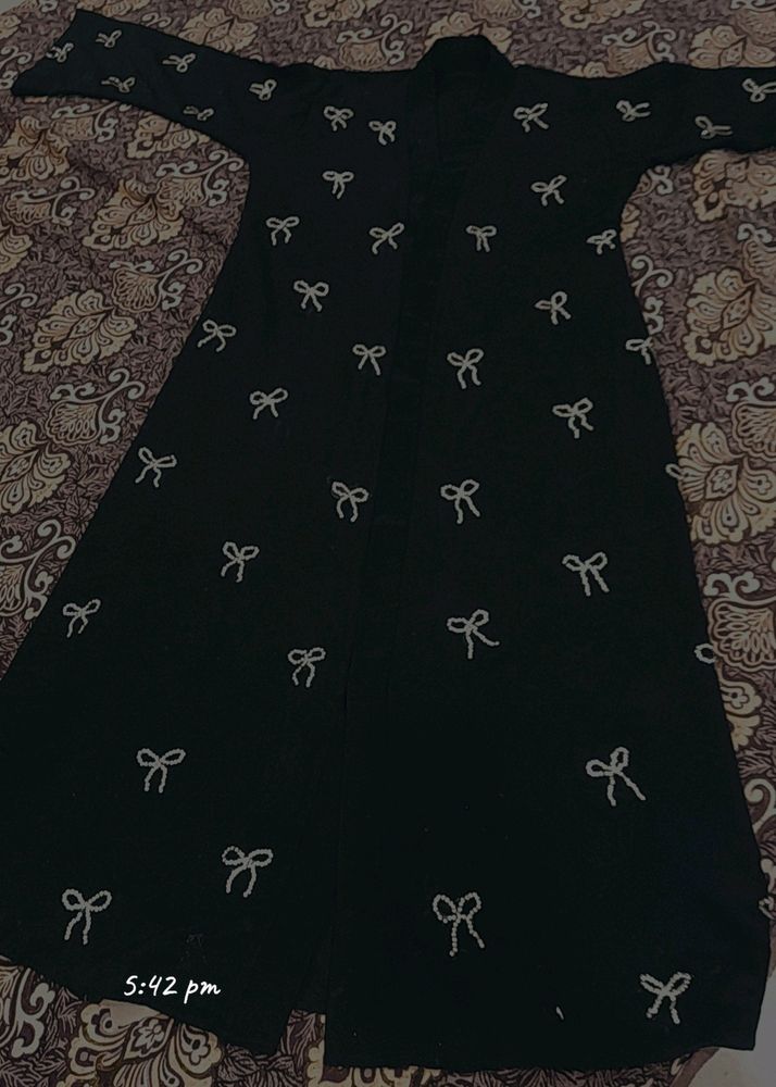 Bow Handwork Abaya