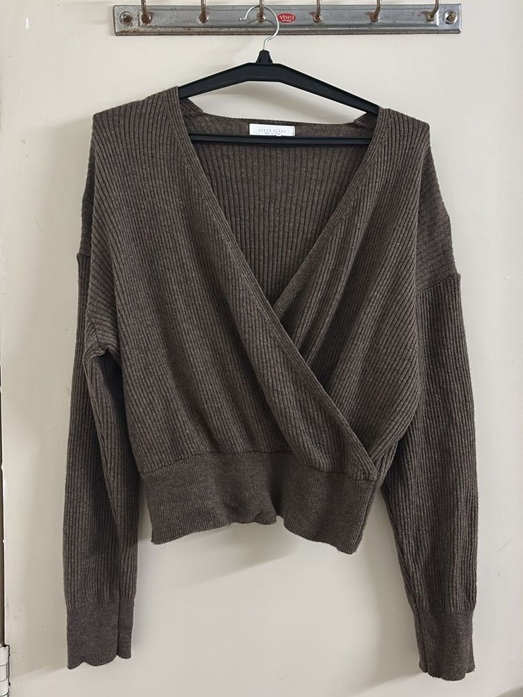 COFFEE BROWN CARDIGAN