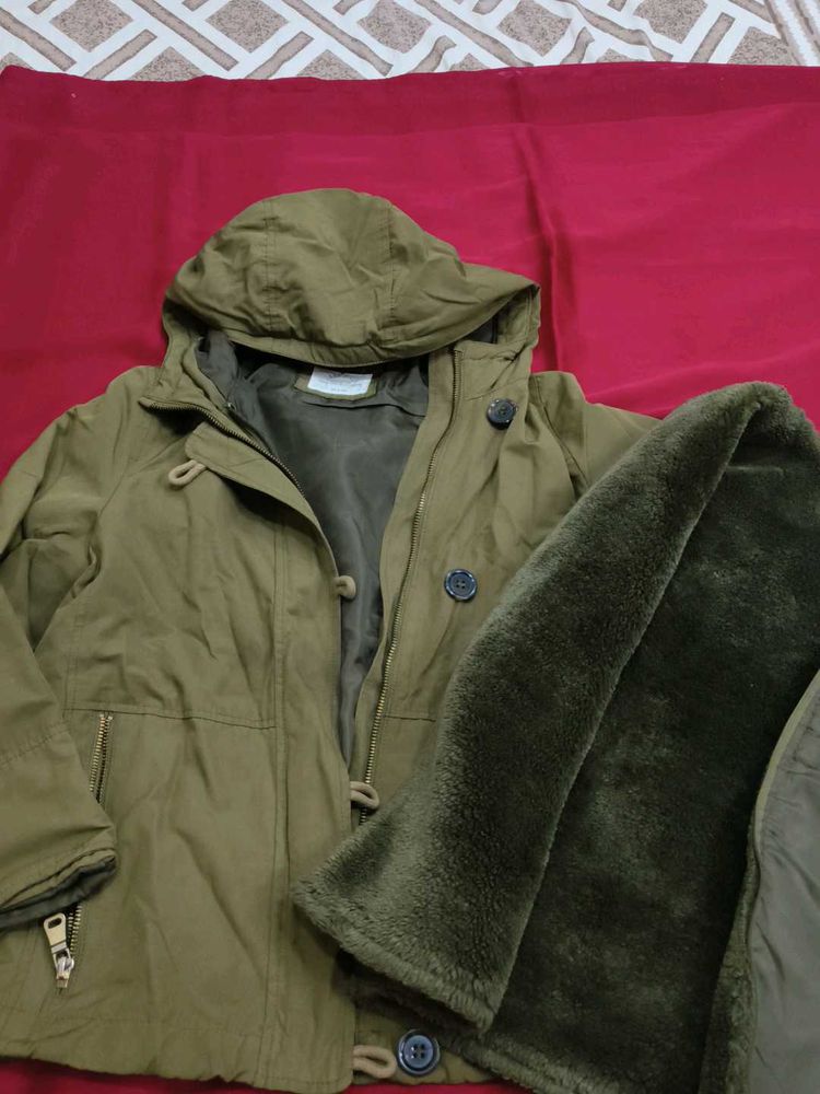 Hooded double layer Jacket