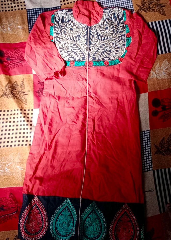 red Kurti