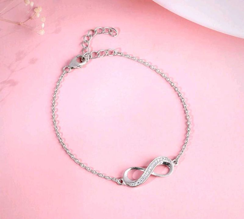 Giva 925 Real Silver Infinity Bracelet