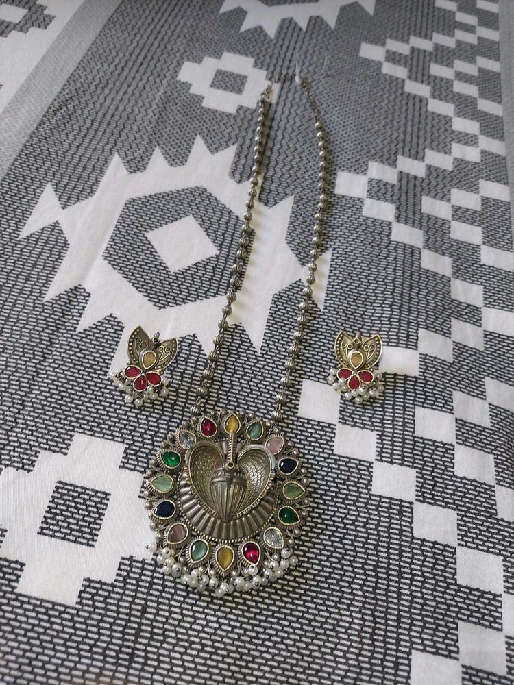 Traditional Oxidized Jewelry Set