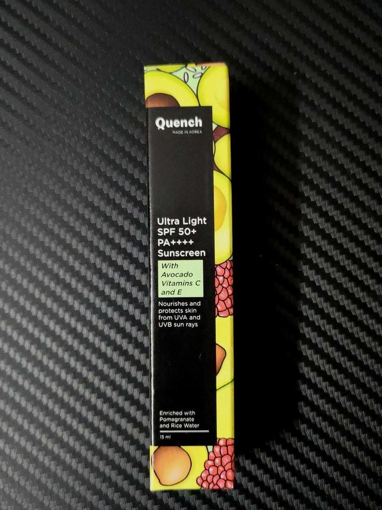 Quench Sunscreen Ultra Light SPF 50+, 15ml