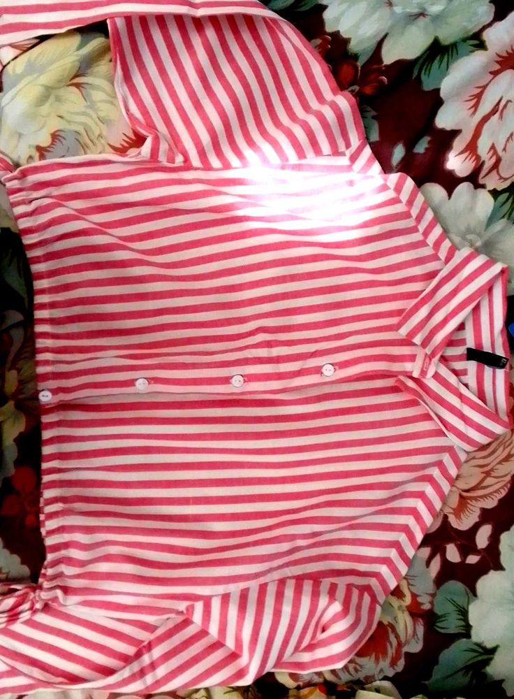 Pink Crop Top Shirt