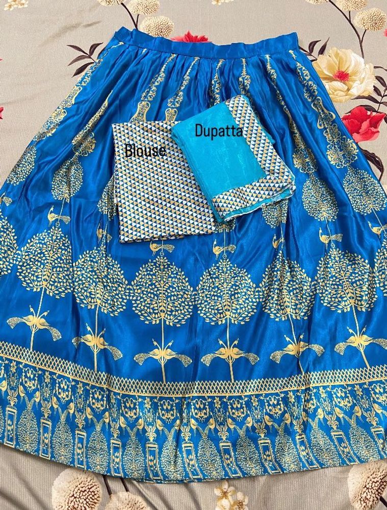 South Indian Style Lehenga Set