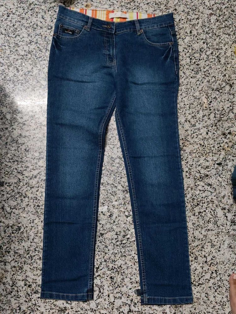 Dark Blue Denim Jeans