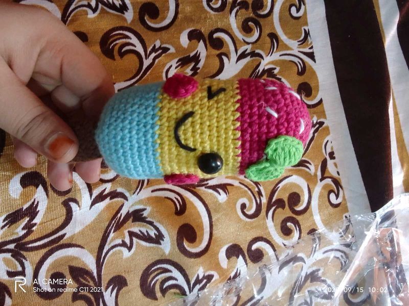 Crochet Ice Cream Toy