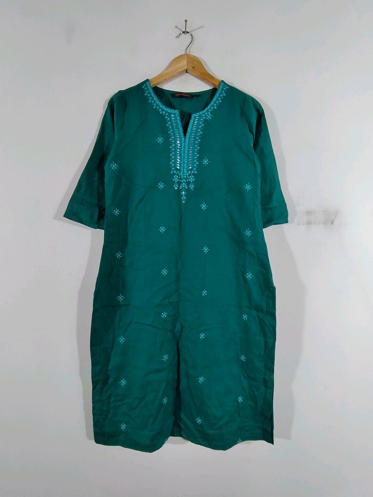 Teal Green Kurta (Women&#39;s)