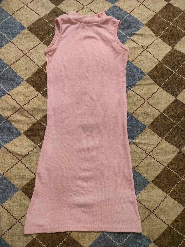 Pink Sleeveless Dress