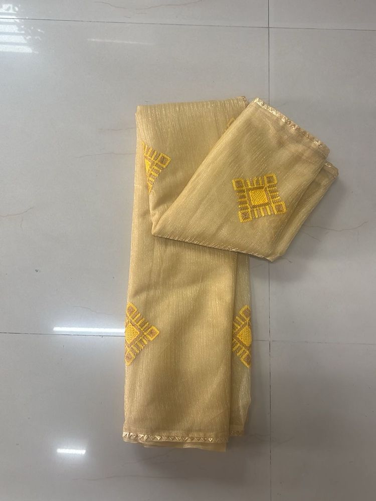 Elegant Embroidered Saree