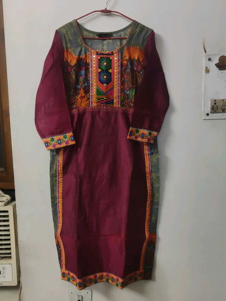 Embroidered Kurta