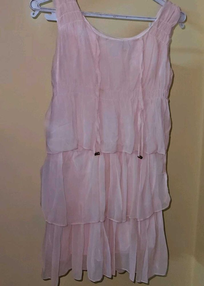 Short One Piece Dress for Women Up Knee Length