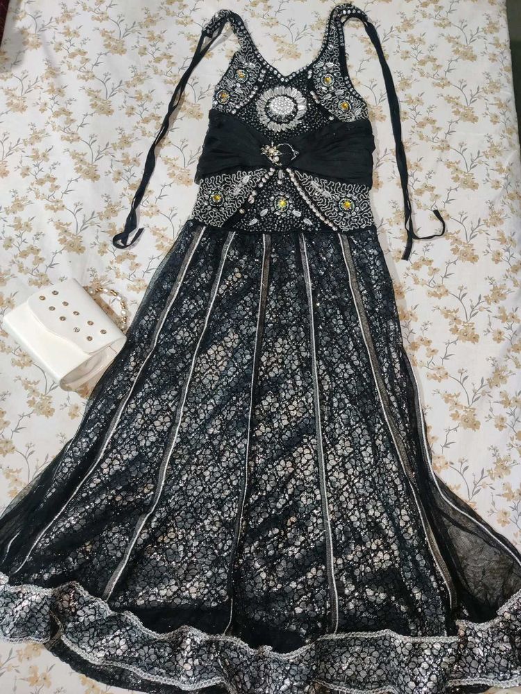 🖤⭐Elegant Beaded Black Dress