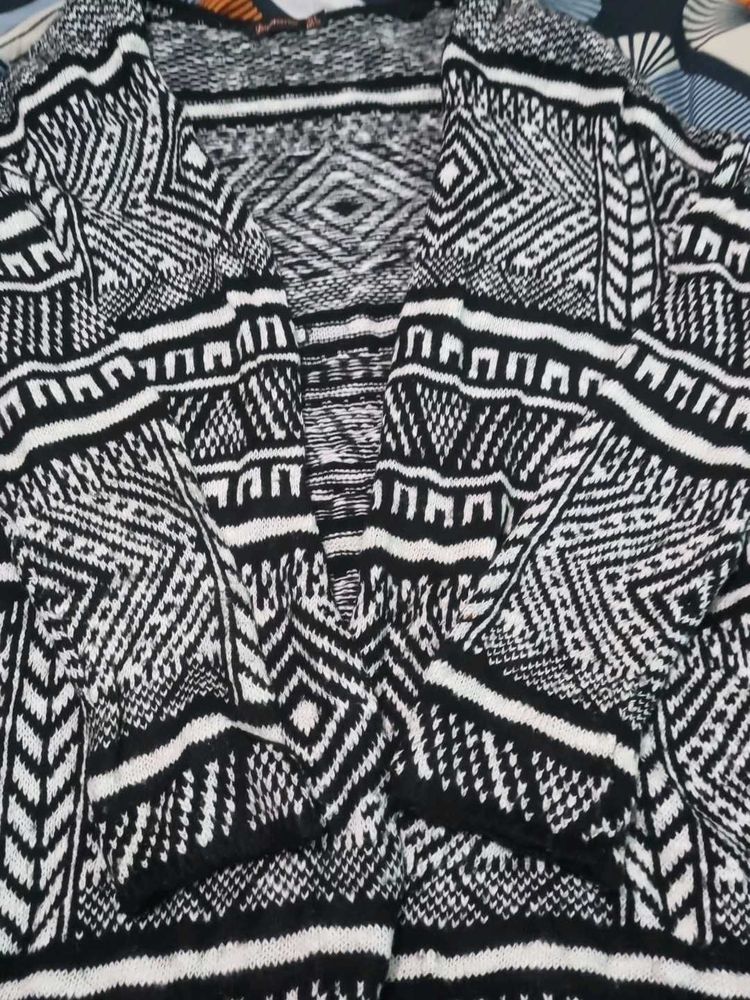 Patterned Cardigan